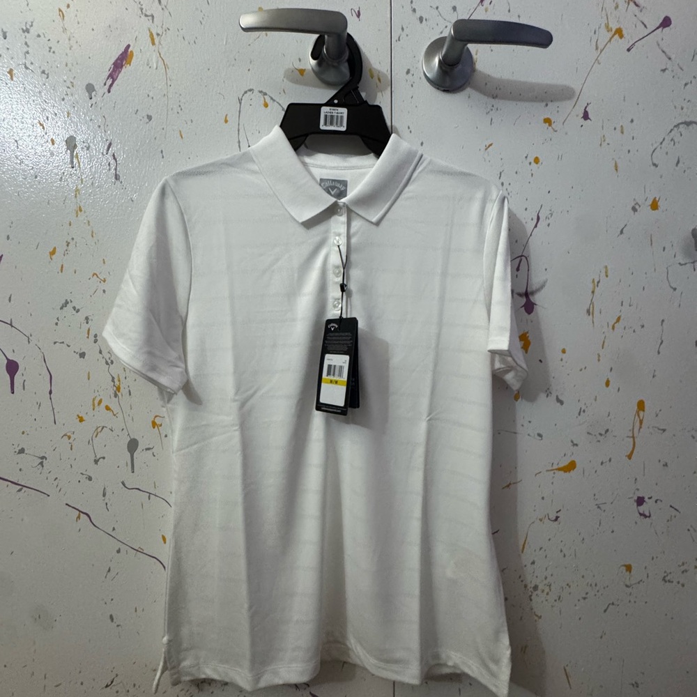 Callaway White Polo Shirt